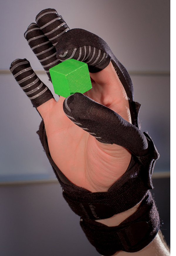Wyss Institute Soft Robotic Glove - loss of hand motor control - restores ability to grasp