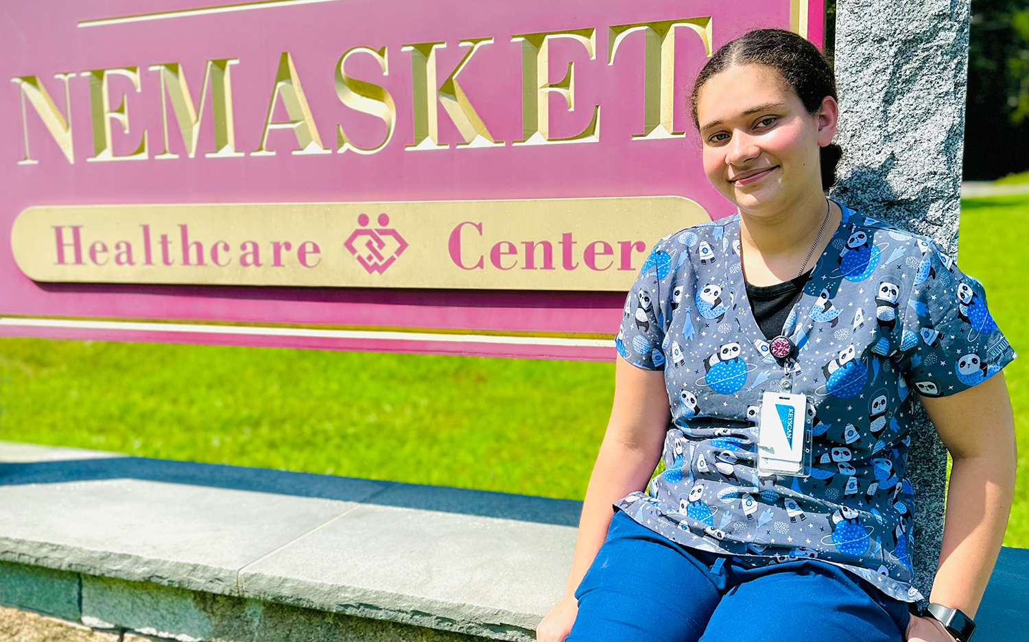 Partnership between Nemasket Healthcare Center and Old Colony Technical School is a win-win-win for everyone with the hire of Alaysha Mendes as Certified Nursing Assistant.