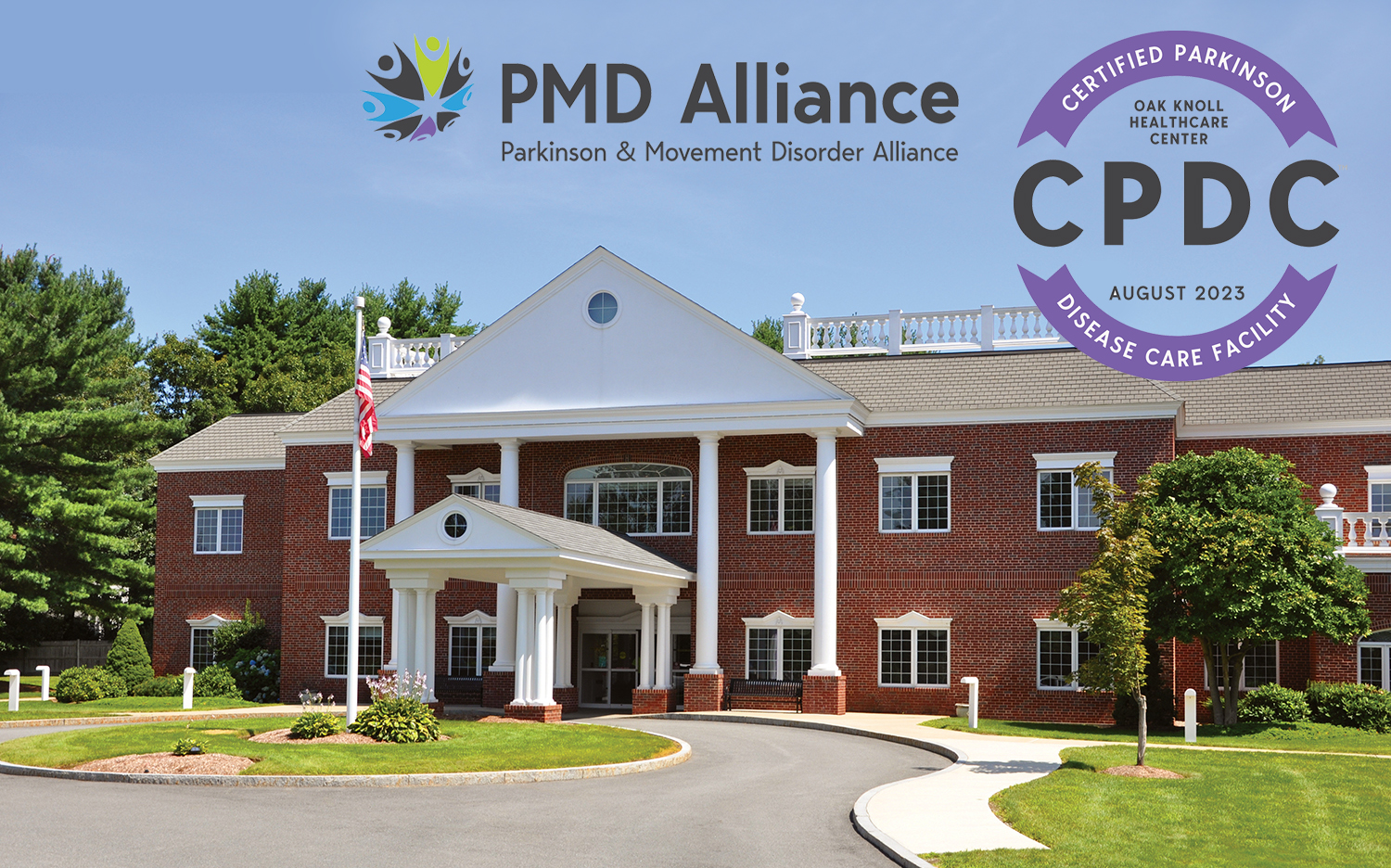 Oak Knoll Healthcare Center just completed our Certified Parkinson Disease Care™ (CPDC™) accreditation through the Parkinson Movement & Disorder Alliance (PMD)!