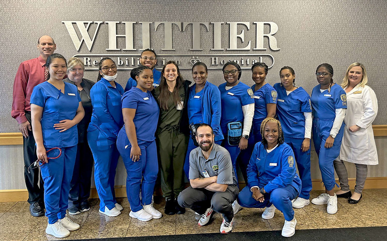 Senior nursing students from St. Thomas and St. Croix gained valuable clinical time in a continuation of the study abroad partnership between Whittier Rehabilitation Hospital-Bradford and the University of the Virgin Islands.