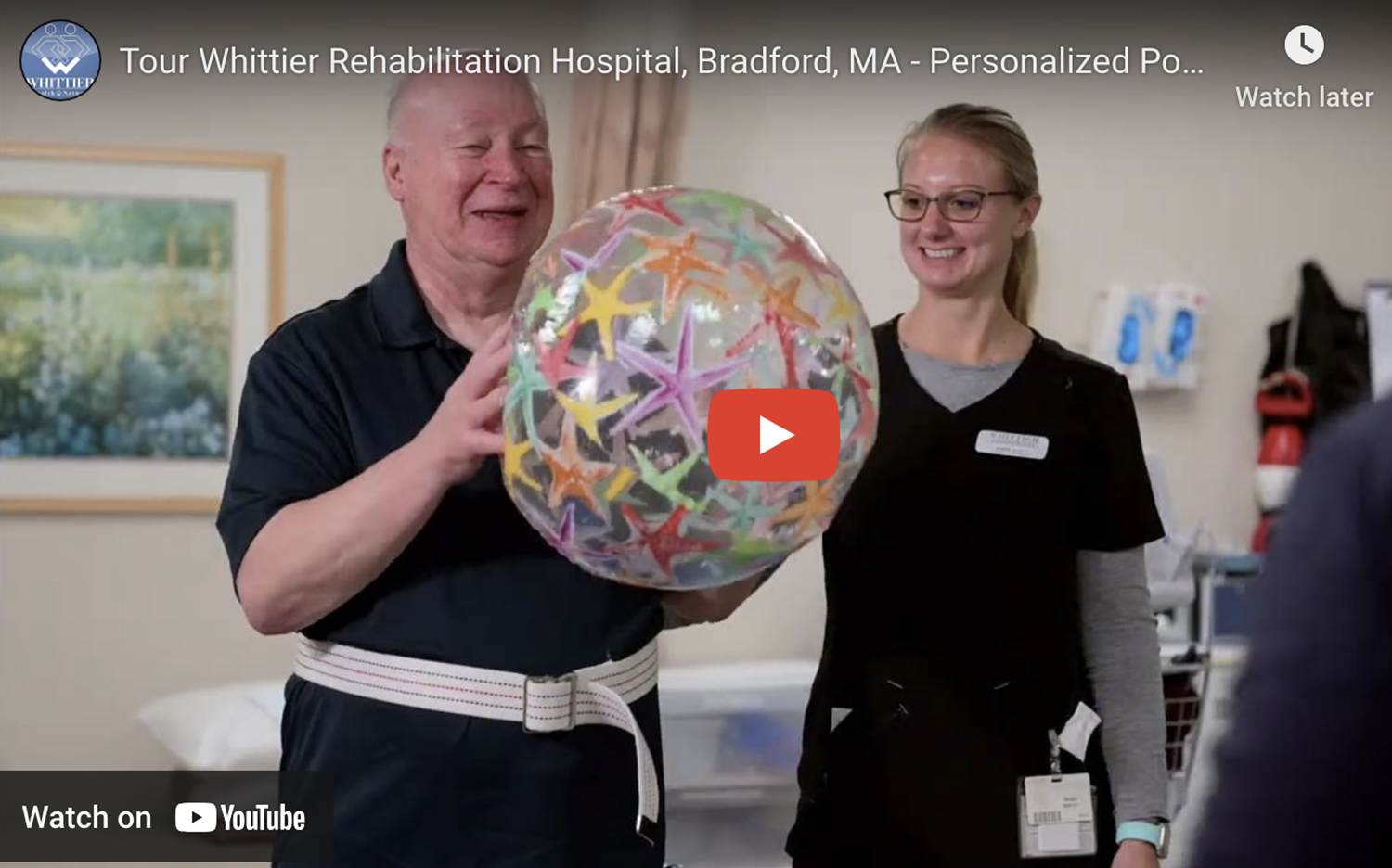 Tour Whittier Rehabilitation Hospital, Bradford, MA – Personalized Post-Acute Care: LTAC, IRF, TCU